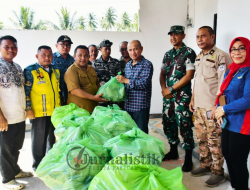 Kodim 1313/Pohuwato dan Pemda Gelar Karya Bakti di Lokasi Bencana Banjir Desa Soginti
