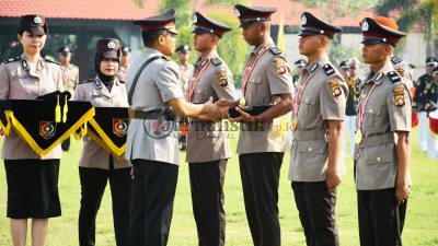 107 Bintara Polri Dilantik di SPN Polda Gorontalo Gelombang II Tahun 2024