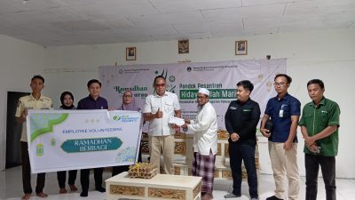 BPJS Ketenagakerjaan Pohuwato Berbagi Kebahagiaan Ramadan di Pesantren Hidayatullah