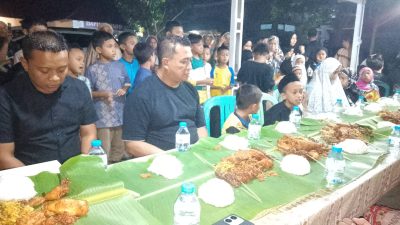 Momen Perpisahan, Mantan Kapolres Pohuwato AKBP Winarno Buka Puasa Bersama Anak Yatim