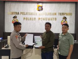 Arlan R Arif Laporkan Dugaan Pencemaran Nama Baik ke Polres Pohuwato
