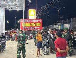 Kodim 1313 Pohuwato Gandeng Komcad Gelar Patroli Gabungan Jelang HUT TNI ke-80