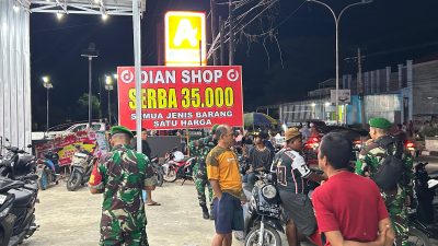 Kodim 1313 Pohuwato Gandeng Komcad Gelar Patroli Gabungan Jelang HUT TNI ke-80