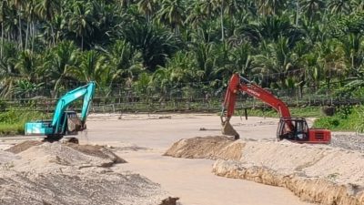 Normalisasi Bendungan Taluduyunu, YR Team Terus Bergerak di Pohuwato