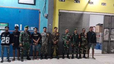 Babinsa dan Banser Randangan Gelar Patroli Gabungan, Warga Pohuwato Rasakan Rasa Aman