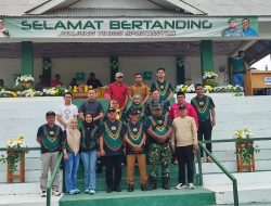 Kick Off Danramil Cup 2025: Pohuwato Jadi Pusat Perayaan Sepak Bola HUT TNI ke-80 dan dandim ke-7