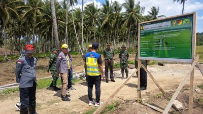 Dandim 1313/Pohuwato dan Kejati Gorontalo Tinjau Proyek Jaringan Tersier DI Iloheluma, Pastikan Pekerjaan Sesuai Standar