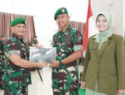 Danrem 133/NW Apresiasi Letkol Madiyan Surya dan Sambut Letkol Arm Fiat Suwandana
