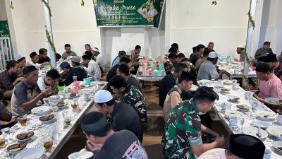 Kodim 1313/Pohuwato Gelar Buka Puasa Bersama di Masjid Agung Baiturahman, Pererat Silaturahmi dengan Masyarakat