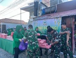 Persit KCK Cabang LXIX Kodim 1313/Pohuwato Berbagi Takjil di Simpang Duhiada’a, Warga Antusias Sambut Aksi Ramadan