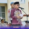 Bupati Pohuwato, Saipul A. Mbuinga Bertindak. Selaku Inspektur Upacara.