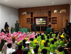TK Ashabul Khafi Gelar Kunjungan Edukatif ke Kodim 1313/Pohuwato
