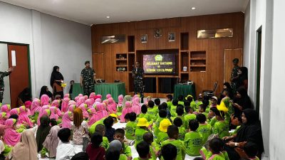 TK Ashabul Khafi Gelar Kunjungan Edukatif ke Kodim 1313/Pohuwato