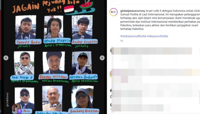 Aktivis Ponorogo Herman Budianto Ditangkap Israel, Sempat Kirim Pesan Darurat via Live Instagram