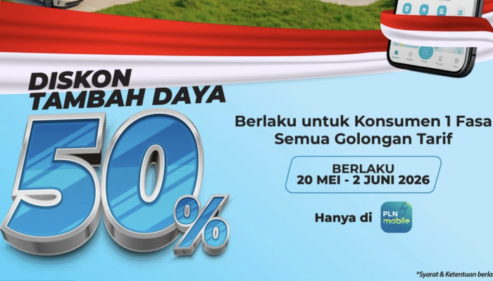 Cara Klaim Diskon Tambah Daya Listrik PLN 50 Persen, Berlaku hingga 2 Juni 2026