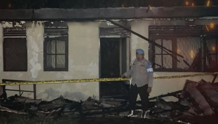 Pustu di Tabalong Kalsel Hangus Terbakar, Diduga Akibat Korsleting