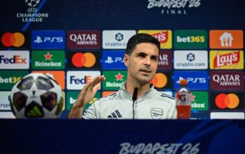 Arteta Incar Sejarah, Arsenal Tantang PSG di Final Liga Champions