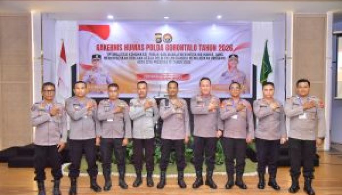 Humas Polda Gorontalo Gelar Rakernis, Perkuat Komunikasi Publik Dukung Program Presiden RI