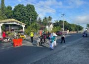 Ditlantas Polda Gorontalo Rutin Atur Arus Lalu Lintas di Titik Rawan Kepadatan