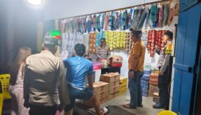 Polsek Kota Selatan Gelar KRYD untuk Sasar Peredaran Miras