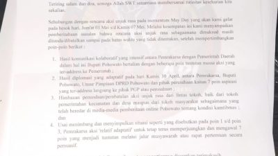 BARA API Tunda Aksi May Day di Pohuwato, Pilih Jalur Dialog dengan Pemerintah dan DPRD