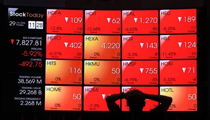 Pekan Lalu, Investor Asing Banyak Lepas Saham Bank dan Pertambangan