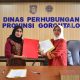 Dishub Provinsi Serahkan Dokumen Lahan Pengembangan Bandara Djalaludin ke PUPR-PKP