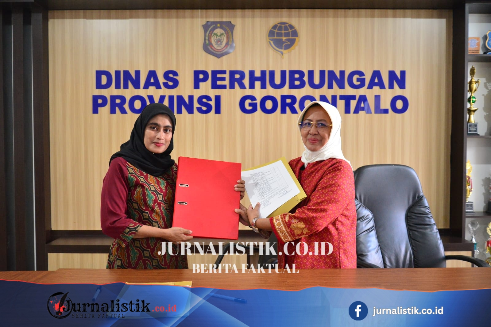 Dishub Provinsi Serahkan Dokumen Lahan Pengembangan Bandara Djalaludin ke PUPR-PKP