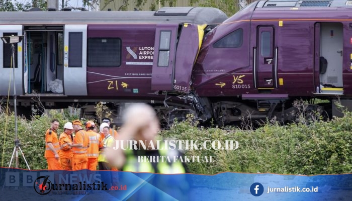 Gangguan layanan kereta di Bedford akibat tabrakan dua KA berlanjut hingga Kamis