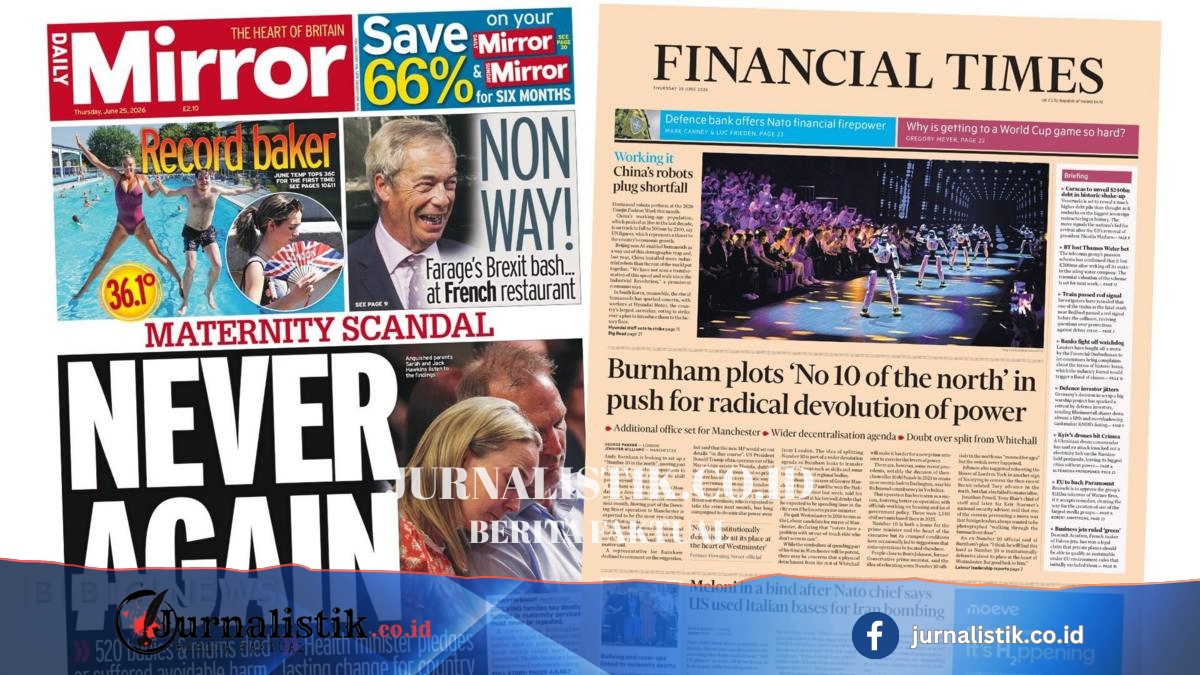 The Papers: 'Never again' and 'No 10 of the north'