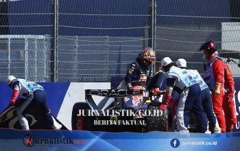 GP Austria: George Russell rebut pole dari Charles Leclerc usai crash Max Verstappen