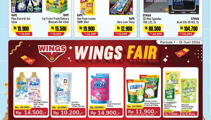 Promo Alfamart 3 Juni 2026, Diskon hingga 40 Persen untuk Berbagai Produk