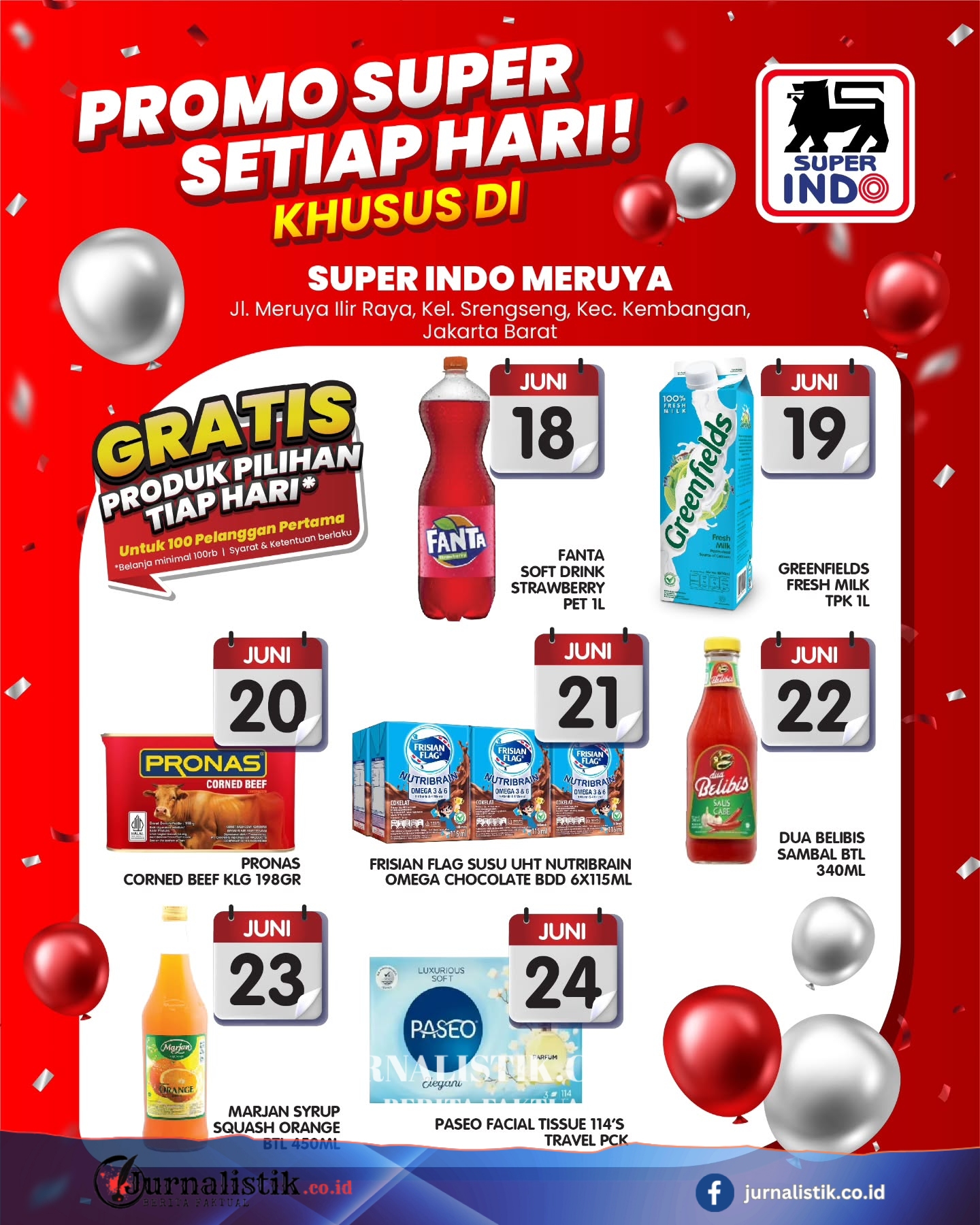 Promo Superindo Hari Ini 19 Juni 2026, Gratis Produk Pilihan Tiap Hari Money 19 Juni 2026