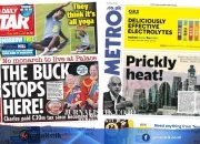 The Papers: 'The buck stops here!' and 'Prickly heat!'