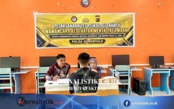 Gali Karakter dan Pengendalian Emosi, Panda Polda Gorontalo Laksanakan Wawancara Psikologi Tahap II Casis Polri