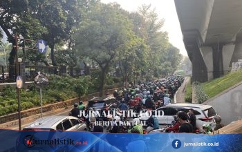 Jalan Sudirman Macet Parah Siang Ini, Ada Demo dan Rombongan Presiden Jerman Melintas Otomotif 15 Juni 2026
