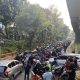 Jalan Sudirman Macet Parah Sore Ini, Demo Mahasiswa dan Rombongan Presiden Jerman Melintas