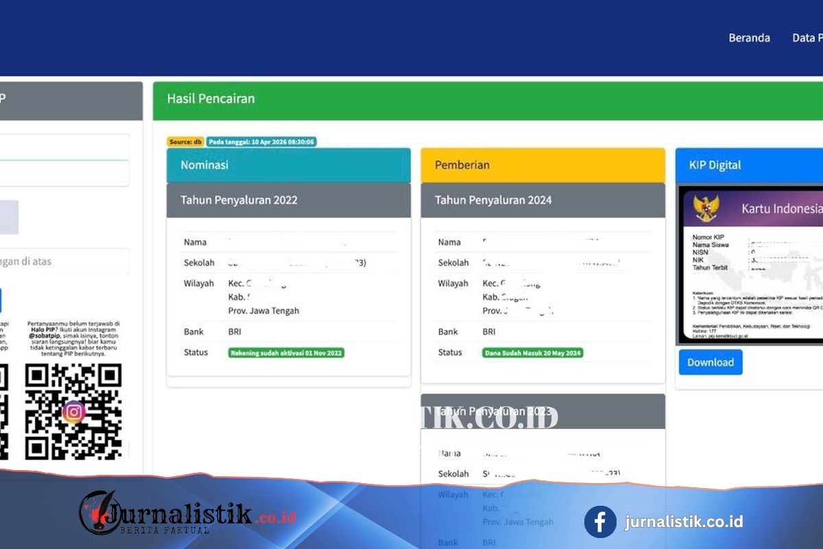 Cara Cek Penerima PIP Juni 2026 di pip.kemendikdasmen.go.id, Cukup Pakai NISN dan NIK Money 6 Juni 2026