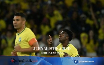 Babak Pertama: Skotlandia vs Brasil 0-2, Vinicius Jr Hampir Cetak Hattrick