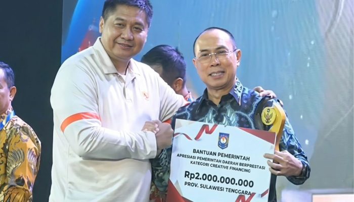 Sultra Raih Terbaik II Creative Financing di Ajang Apresiasi Pemda Berprestasi 2026