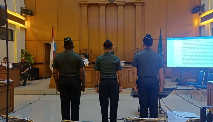 Vonis Kasus Pembunuhan Kacab Bank BUMN: Dua Prajurit TNI Dipecat, Satu Tidak
