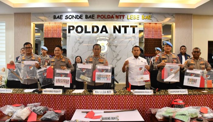 Kapolda NTT Irjen Pol Rudi Darmoko Minta Warga Berhenti Membuat Senjata Api Rakitan yang Picu Konflik Sosial