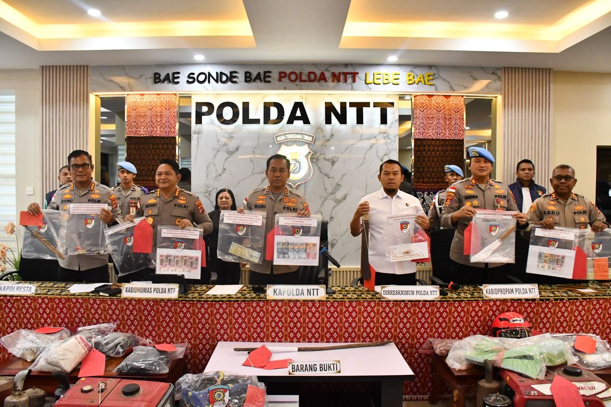 Kapolda NTT Minta Warga Hentikan Buat Senjata Api Rakitan yang Memicu Konflik Sosial Regional 4 Juni 2026