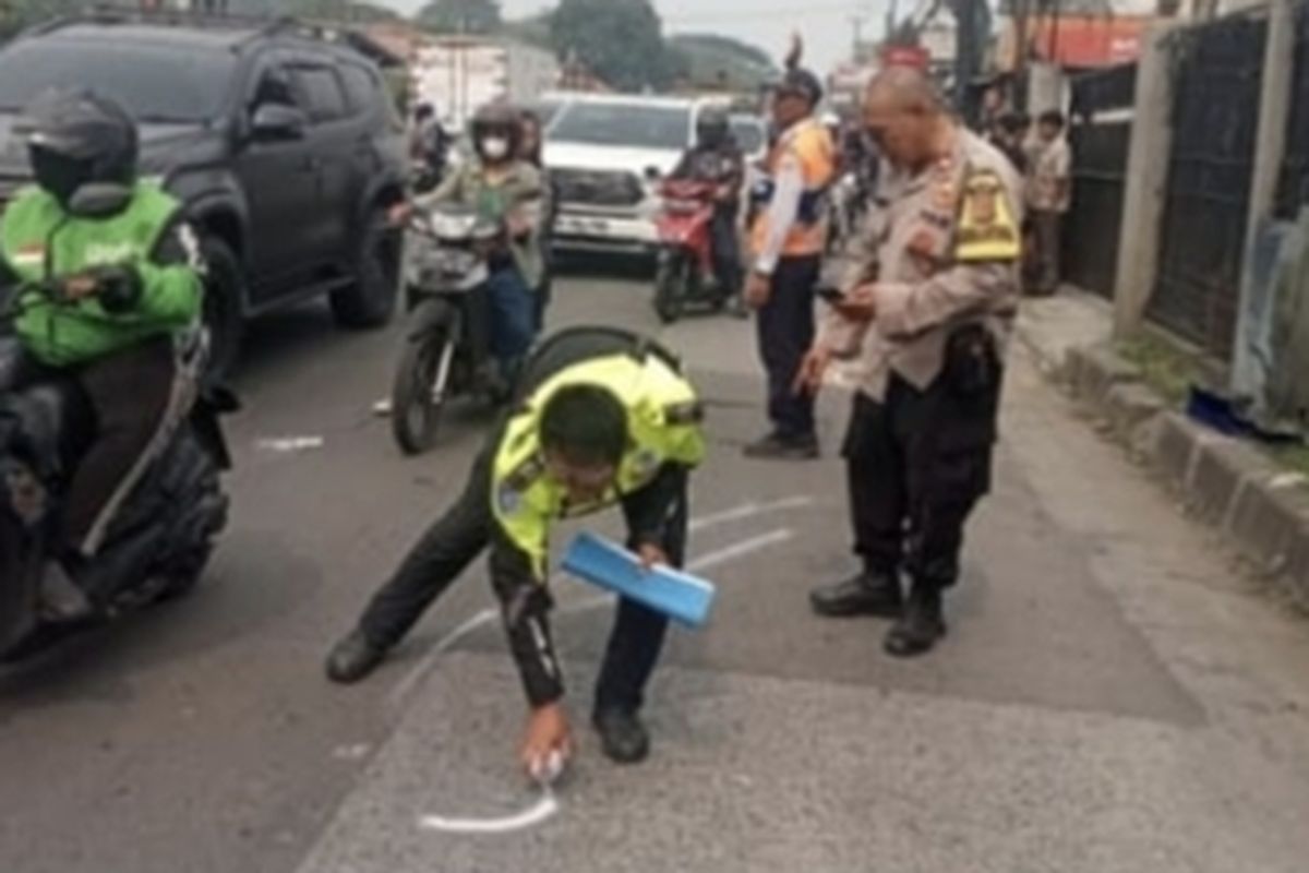 Tabrak Motor hingga Pagar di Jalan Raya Kemang Bogor, Pemotor Meninggal Dunia Regional 4 Juni 2026