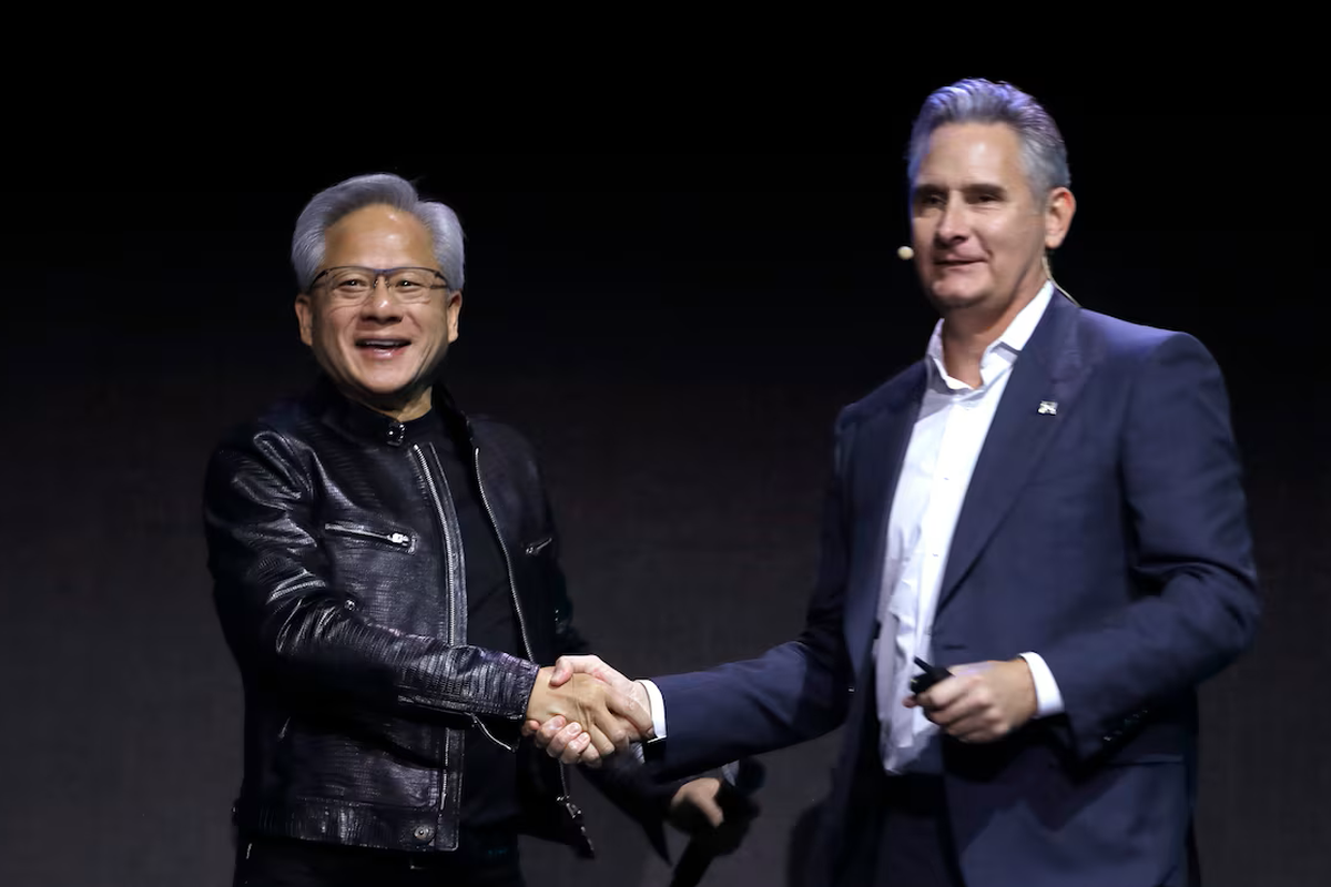 "Jensen Huang Effect" Kerek Saham Perusahaan Teknologi hingga Daging Babi Tekno 5 Juni 2026