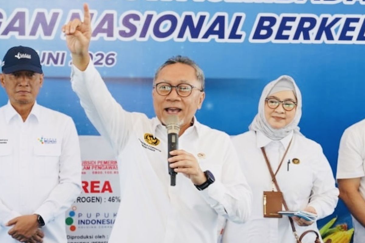 Zulhas Geram Harga Sawit Anjok: Kalau Ada yang Beli di Bawah Rp 2.000, Laporkan Regional 5 Juni 2026