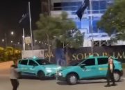 Dua Taksi Hijau Saling Tabrak di PIK Jakut, Berawal dari Nyalip Antrean News 5 Juni 2026