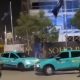 Dua Taksi Hijau Saling Tabrak di PIK Jakut, Berawal dari Nyalip Antrean