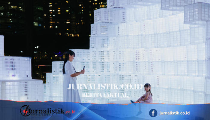 Festival Cahaya tahunan i Light Singapore di Marina Bay, Pengunjung bisa menggerakkan karya seni