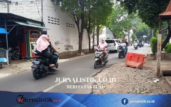 Bekas Galian di Kramat Jati Jaktim Tak Diperbaiki, Warga Khawatir Picu Kecelakaan News 6 Juni 2026